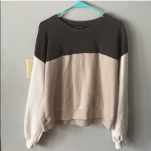 Abercrombie Colorblock Crewneck Sweatshirt